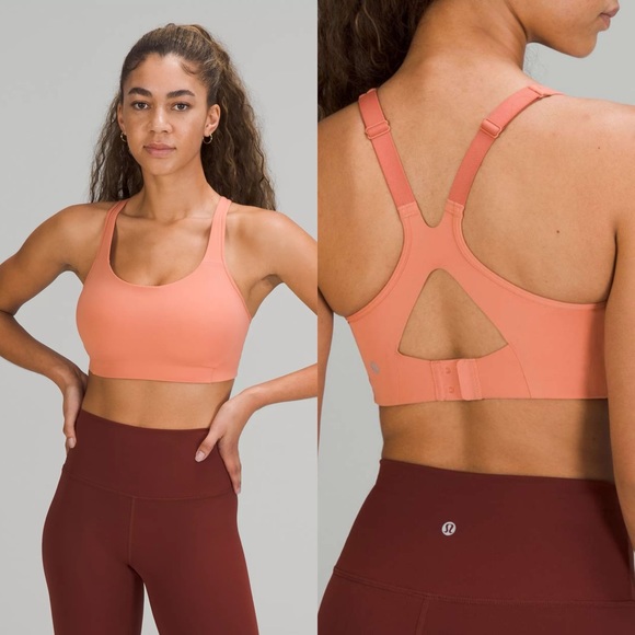 Lululemon | NWT All Powered Up Bra *Medium Support, D–G Cups Pink Savannah 38D - Picture 8 of 8